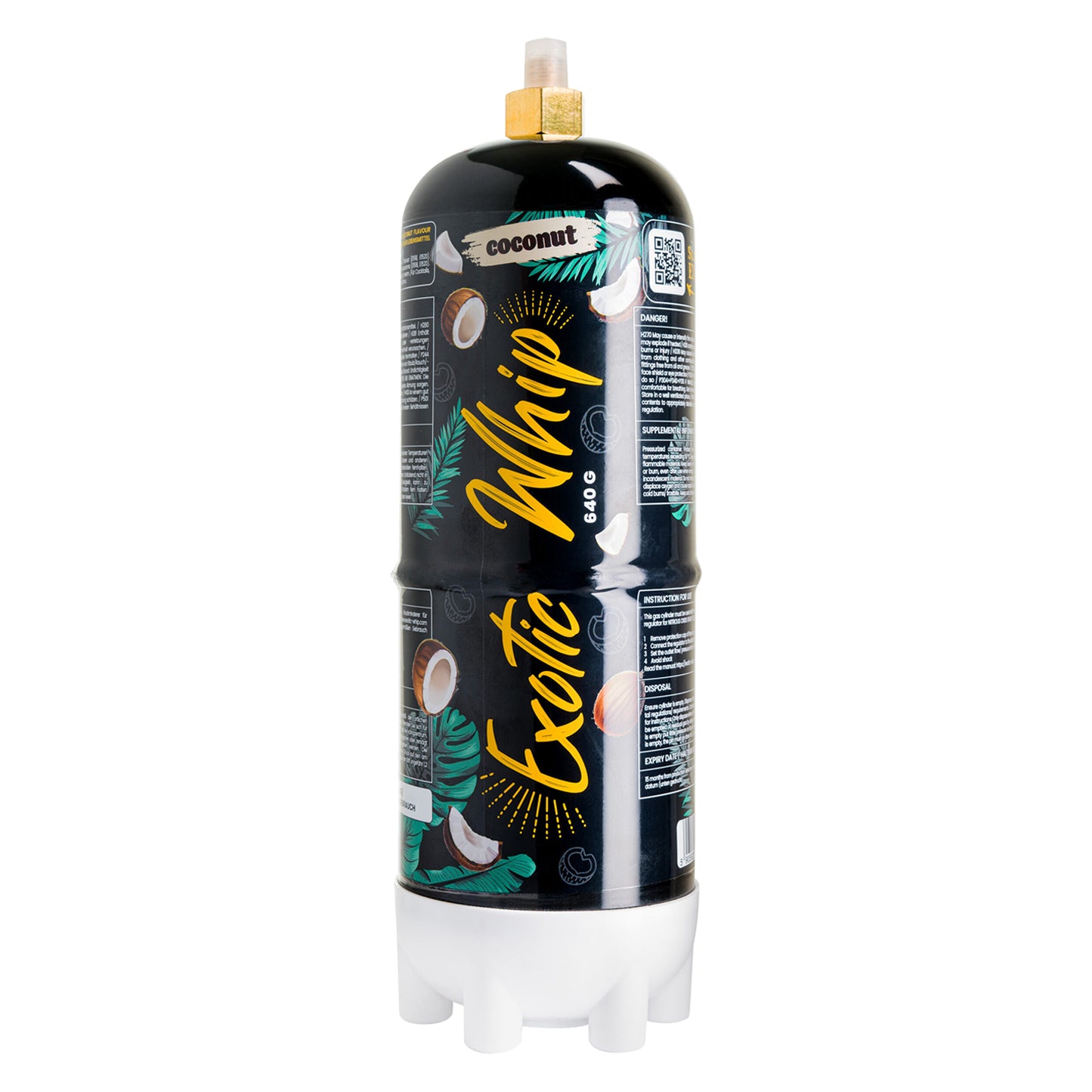 Exotic Whip - polnilnik za stepeno smetano z okusom kokosa, 640g