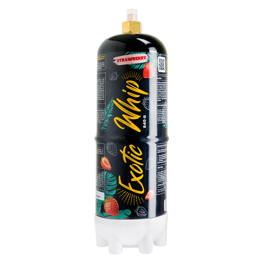 Exotic Whip - polnilnik za stepeno smetano z okusom jagode, 640g